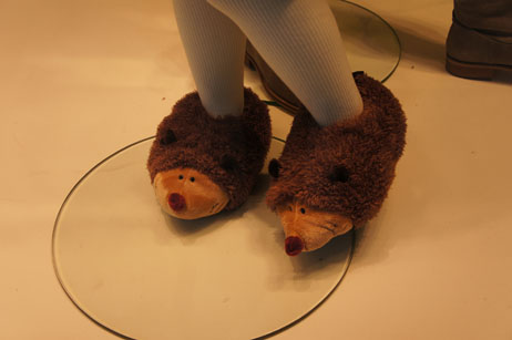 funny slippers. funny slippers at Manor.